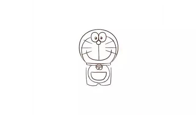 叮当猫简笔画