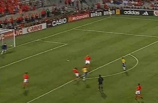 1998世界杯巴西对荷兰，外星人罗纳尔多的最强一战