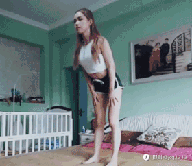 性感美女的内涵动态图：这谁顶得住啊？