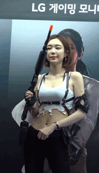 不纯洁的美女GIF动态图片：有经验的说说，是真空吗