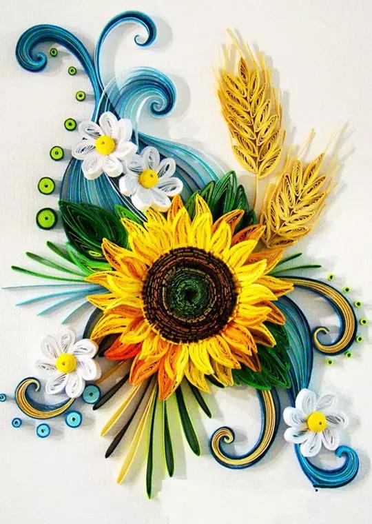 一根线创意动物画简单(编织纸条动物画)_手工miao