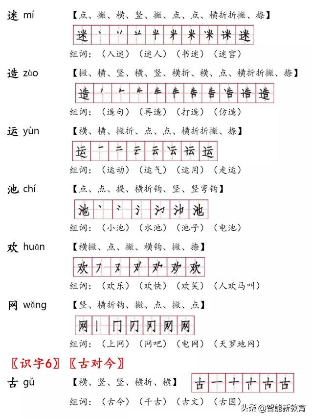 野的笔顺