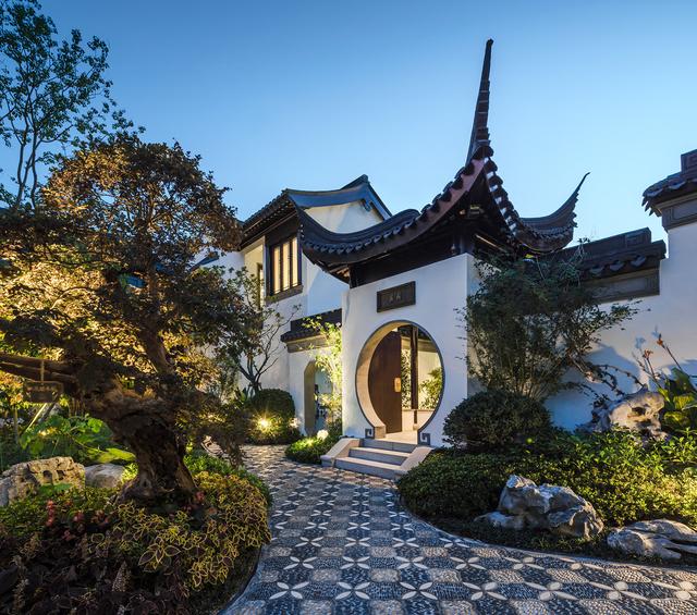 浙江 嘉兴中式庭院布局精妙,移步异景,别有洞天,在不失传统韵味的气质