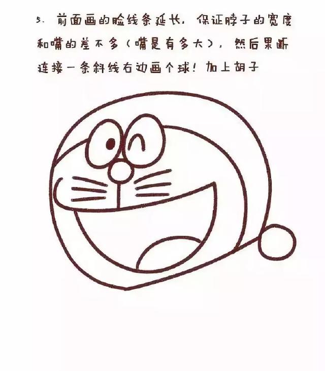 叮当猫简笔画