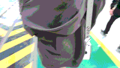 美女的另类动图GIF：陪老板来加班的秘书
