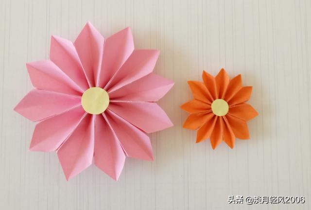 彩纸小花制作简单手工(彩纸手工制作小花简单)