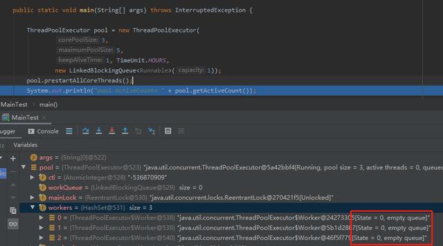 面试官：你给我说一下线程池里面的几个锁吧