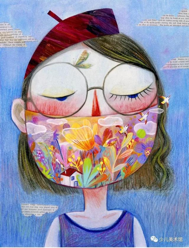 精选54张创意少儿绘画+装饰线描优秀范画，让孩子轻松上手