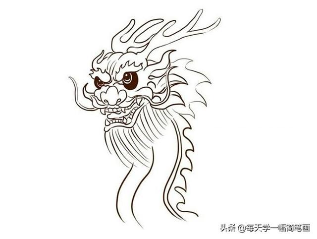 端午节龙舟简笔画 – 周易天地