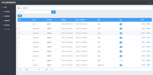 学生信息成绩管理系统