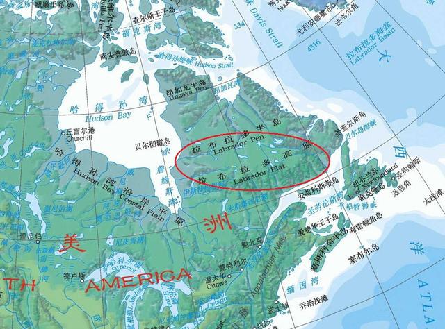 北美洲地理位置