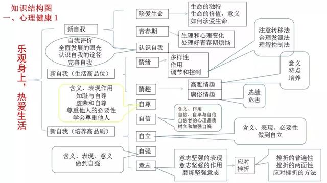 初中各科思维导图全汇总（语文、数学、地理、历史、化学、生物）