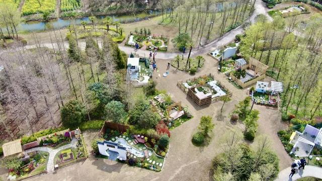 福建江苏展园主体工程完工