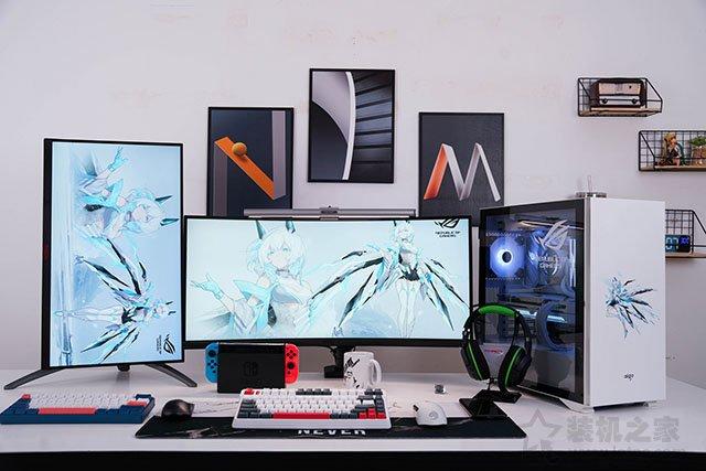 高顏值雪武戰姬純白主題，i7 11700K配RTX3070水冷主機方案
