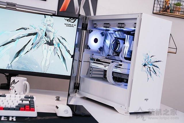 高顏值雪武戰姬純白主題，i7 11700K配RTX3070水冷主機方案
