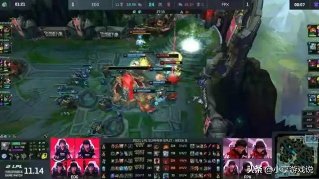LOL：EDG状态平平，FPX击败EDG获第一，解说米勒喊出“凤一其随”