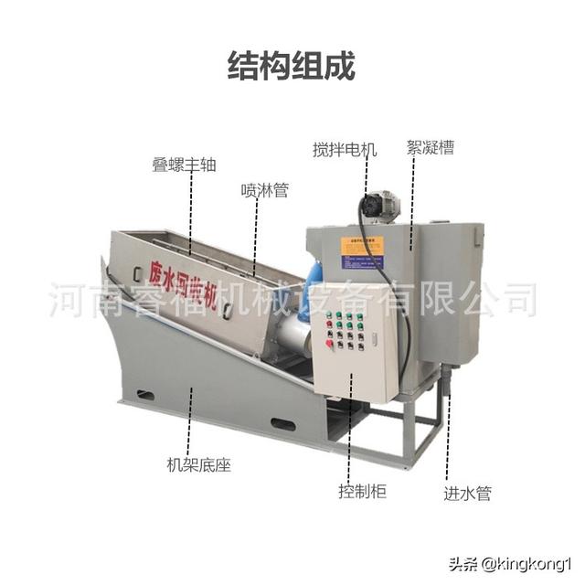 宝鸡污泥脱水机压滤机叠螺机