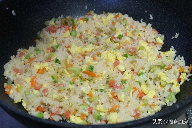 蛋炒饭的制作方法