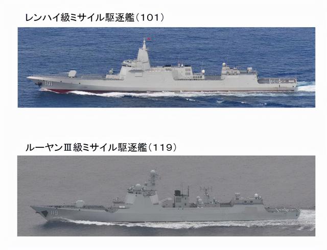 055舰编队返回东海，贴着日本本岛绕一周画圈，日本自卫队拍累了