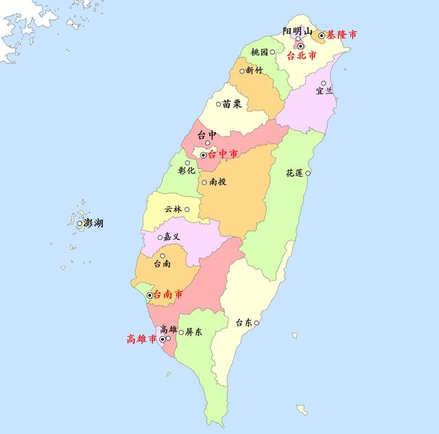 台湾行政区划(台湾行政区划地图)