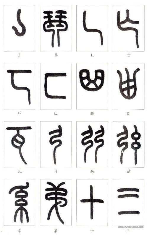 怎樣學認篆字?