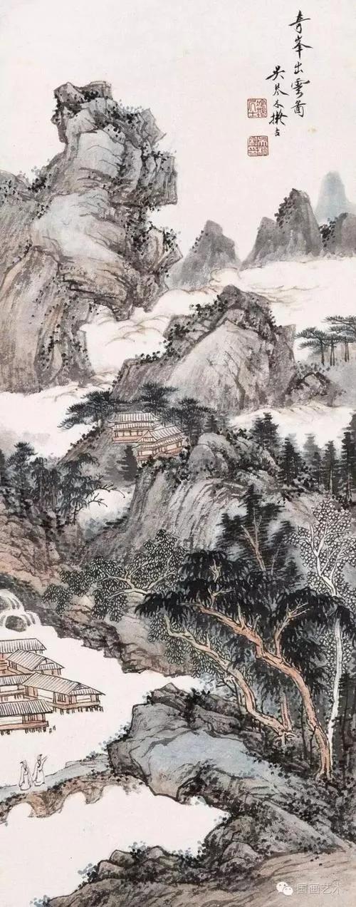 五琴木山水画赏析插图