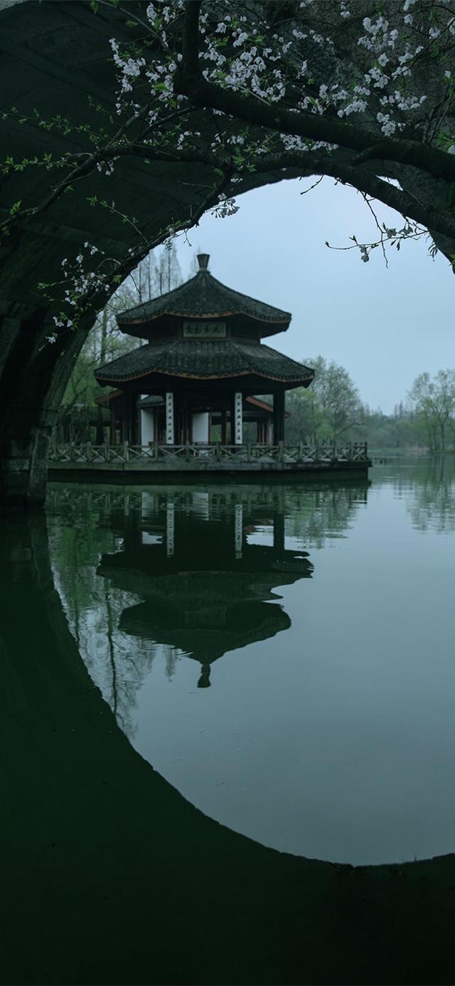 中国古典山水风景画壁纸(唯美古诗壁纸)