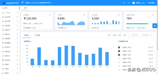 低代码平台，JeecgBoot v3.0版本发布—新里程碑开始，迎接VUE3