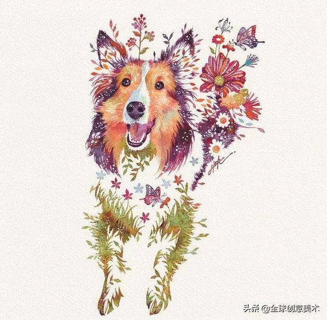 一个用 花 画 动物 的浪漫艺术家 Zh中文网