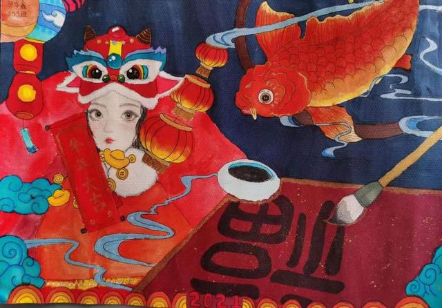 希望工程初中绘画作品展