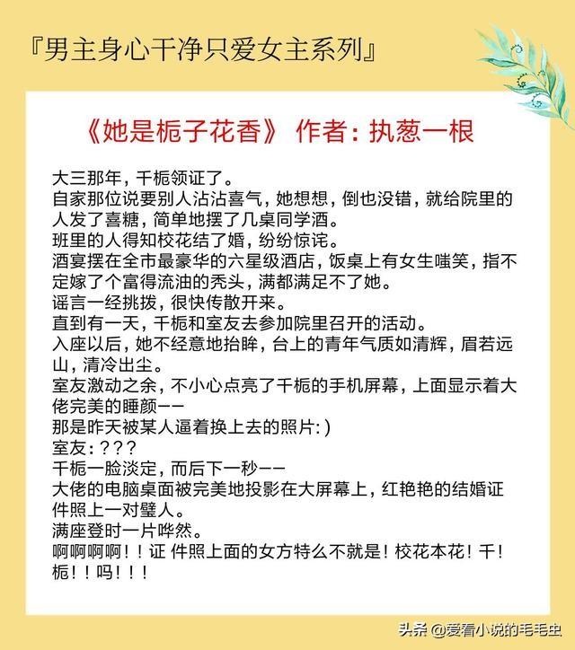 男主身心干净宠爱女主小说「女主再也没原谅男主古言」