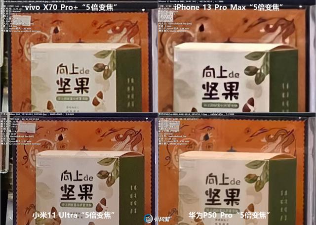 年度之战，iPhone 13 PM、X70 Pro+、华为P50P、小米11U拍照横评