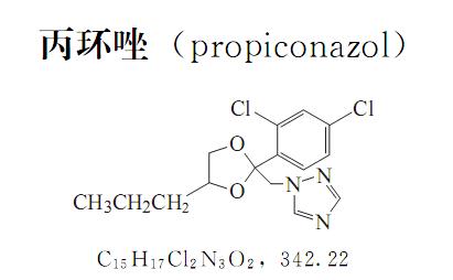 蔬菜常用杀菌——剂丙环唑，杀菌活性高，对炭疽病、根腐病特效