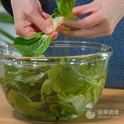 香菇油菜的做法