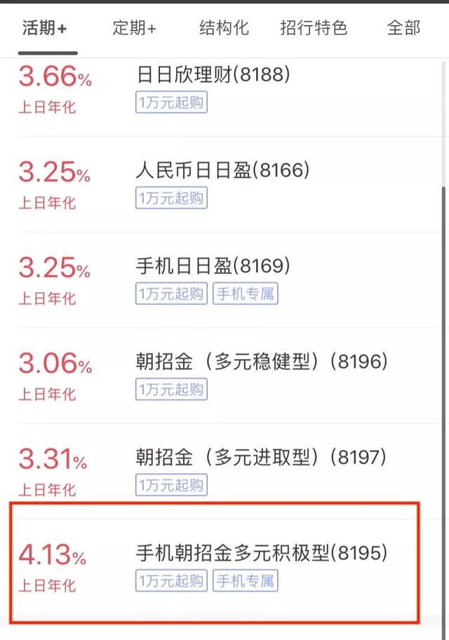 活期理财(活期理财和定期理财有什么区别) 第3张