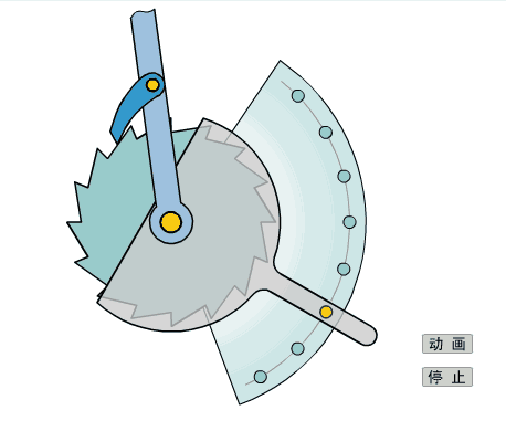 鄂式破破碎机结构符号简图