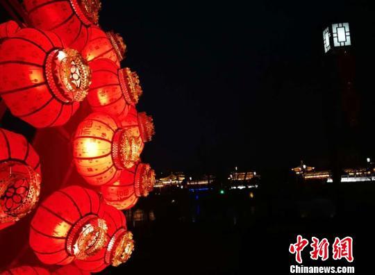 宁夏工程灯光展举行