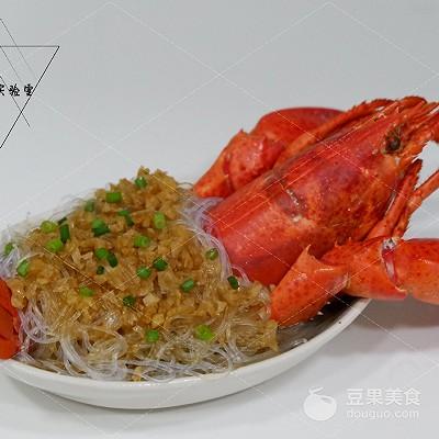 蒜蓉淸蒸大龙虾