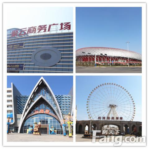 广场,聚云商务广场等大商业,同时,百大合家福超市,欧尚超市,奥特莱斯