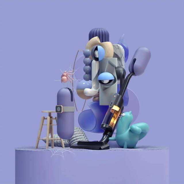 当毕加索用起C4D