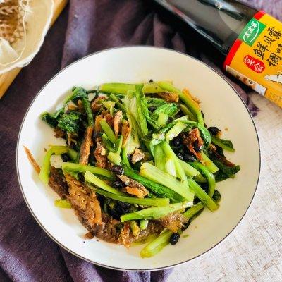 豆豉鲮鱼油麦菜