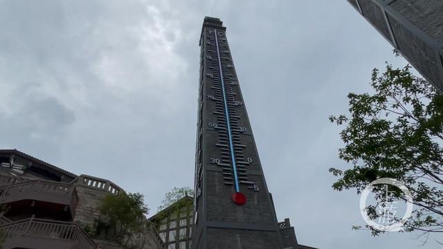 舊煙囪變溫度計 遊客都說有創意