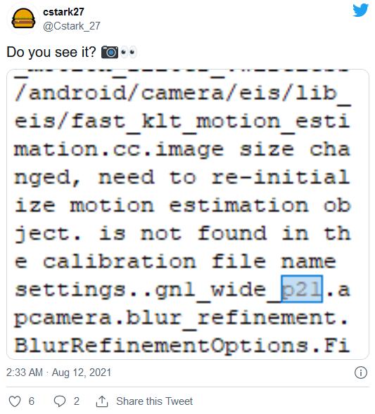 代碼顯示Google Pixel 6和6 Pro將使用三星GN1 5000萬像素傳感器