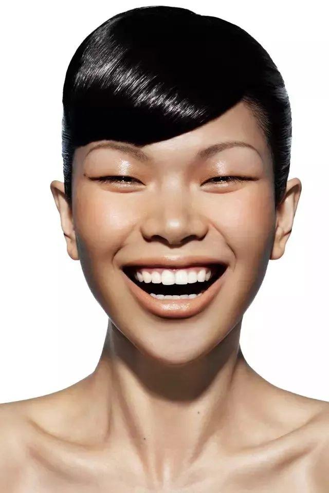 中国超模脸的特征图片