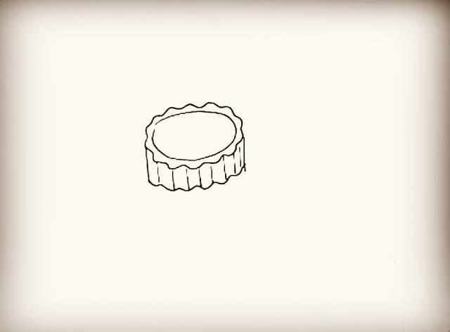 月饼简笔画图片简单（中秋节简笔画月饼怎么画）