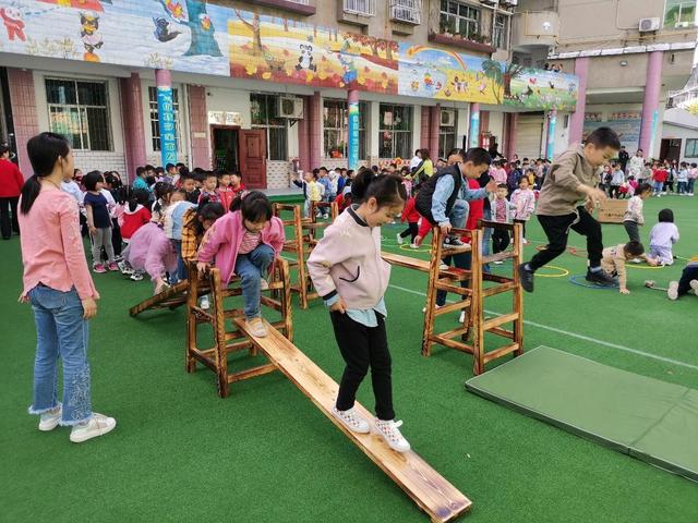 体能循环促成长——保康县直机关幼儿园开展体能大循环活动