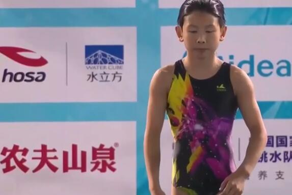 难度系数3.7！又一13岁跳水天才少女出炉，难度超全红婵世界第一