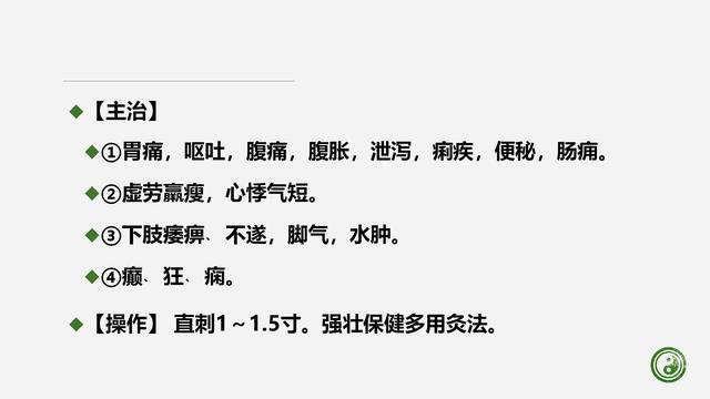 足阳明胃经与腧穴