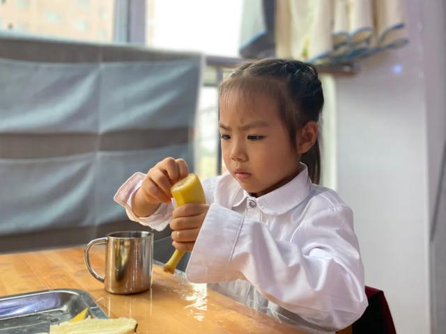 金水一幼中、大班开学第一天掠影