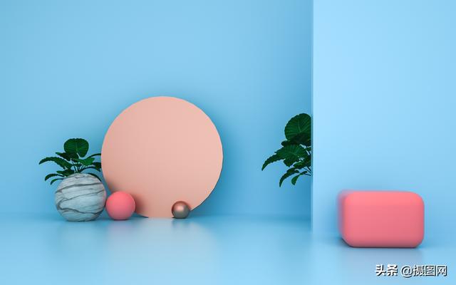 电商设计师必备素材！C4D商品陈列场景图